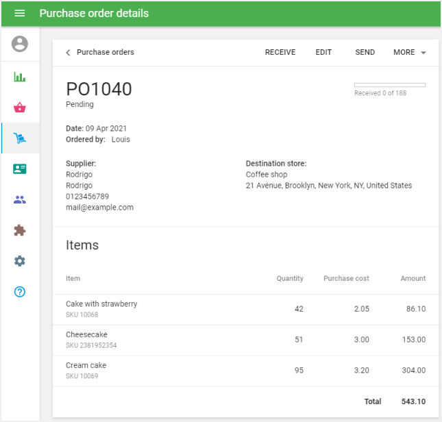 purchase order