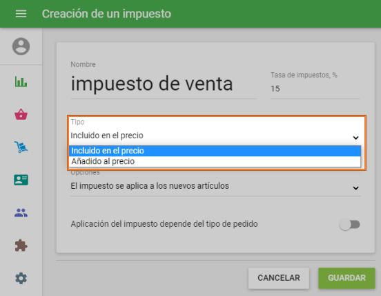 incluido en el precio