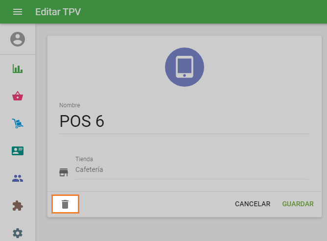  eliminar el TPV 
