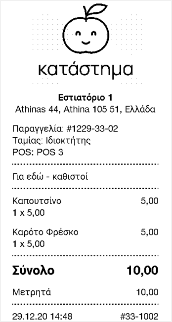 τυπωμένο λογότυπό 