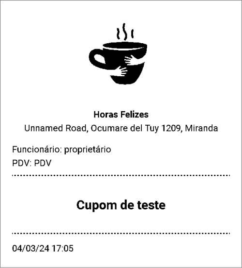 Recibo de teste
