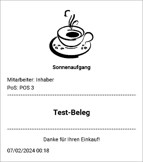 Testquittung