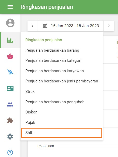 menu laporan