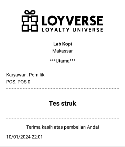 Tes struk