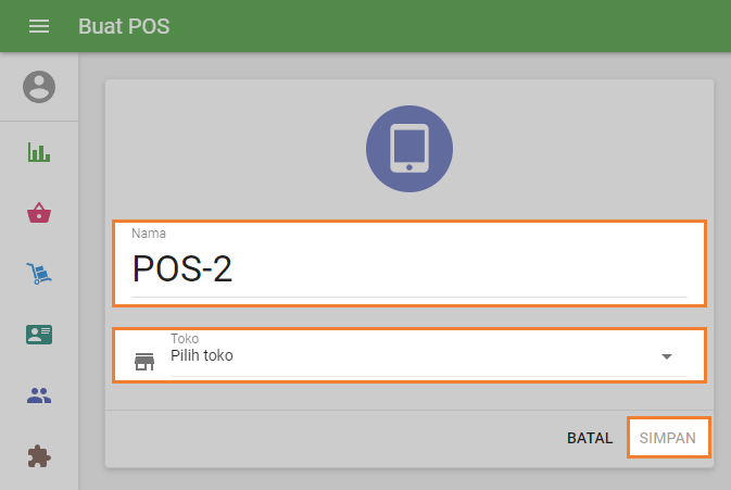 Bagaimana cara membuat, mengaktifkan dan membuang POS