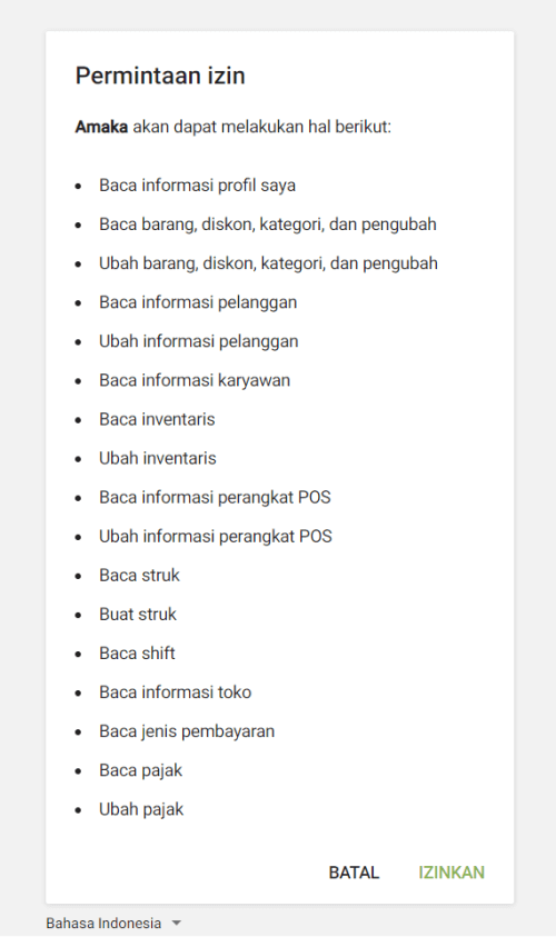 Permintaan izin
